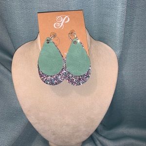 Plunder Design glitter earrings